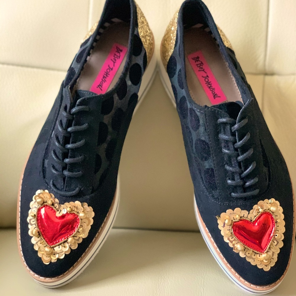 Embellished Betsy Johnson Platform Shoes